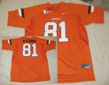 Oklahoma State Cowboys #81 Justin Blackmon Orange NCAA Jerseys,We sell and wholesale Oklahoma State Cowboys #81 Justin Blackmon Orange NCAA Jerseys on line form chian!