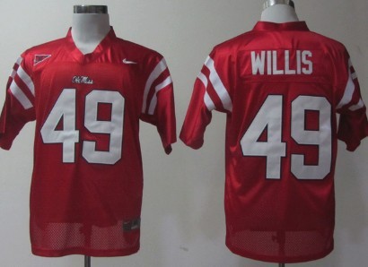 Ole Miss Rebels #49 Patrick Willis Red Jerseys,We sell and wholesale Ole Miss Rebels #49 Patrick Willis Red Jerseys on line form chian!