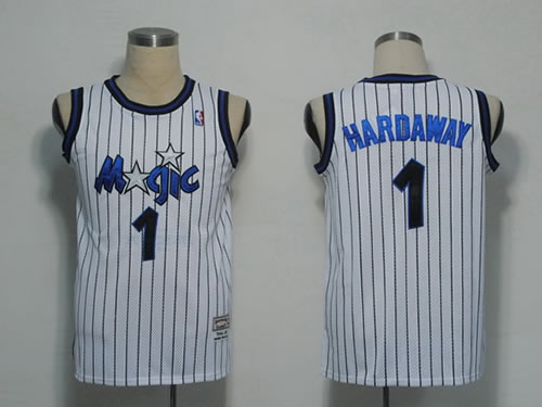 Orlando Magic #1 Hardaway White(pinstripes) Jerseys,We sell and wholesale Orlando Magic #1 Hardaway White(pinstripes) Jerseys on line form chian!