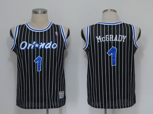 Orlando Magic #1 Mcgrady Black(pinstripes) Jerseys,We sell and wholesale Orlando Magic #1 Mcgrady Black(pinstripes) Jerseys on line form chian!