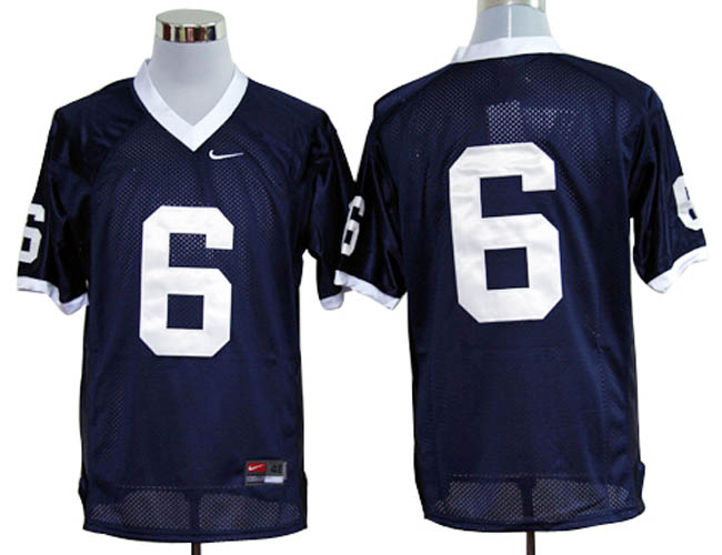 Penn State Nittany Lions #6 Navy Blue NCAA Jerseys,We sell and wholesale Penn State Nittany Lions #6 Navy Blue NCAA Jerseys on line form chian!