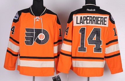 Philadelphia Flyers #14 Ian Laperriere 2012 Winter Classic Orange Jerseys,We sell and wholesale Philadelphia Flyers #14 Ian Laperriere 2012 Winter Classic Orange Jerseys on line form chian!