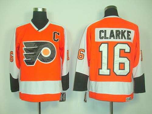 Philadelphia Flyers #16 BOBBY CLARKE Orange Jerseys,We sell and wholesale Philadelphia Flyers #16 BOBBY CLARKE Orange Jerseys on line form chian!