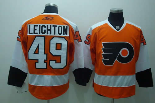 Philadelphia Flyers #49 Leighton orange Jerseys,We sell and wholesale Philadelphia Flyers #49 Leighton orange Jerseys on line form chian!