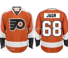 Philadelphia Flyers #68 Jagr Orange Jersey,We sell and wholesale Philadelphia Flyers #68 Jagr Orange Jersey on line form chian!