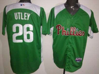 Philadelphia Phillies #26 Chase Utley 2012 Green Fashion Jerseys,We sell and wholesale Philadelphia Phillies #26 Chase Utley 2012 Green Fashion Jerseys on line form chian!