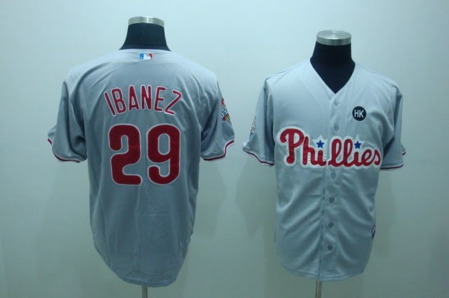 Philadelphia Phillies #29 Raul Ibanez grey Jerseys,We sell and wholesale Philadelphia Phillies #29 Raul Ibanez grey Jerseys on line form chian!