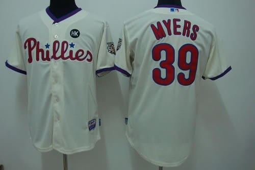 Philadelphia Phillies #39 Brett Myers Cream Jerseys,We sell and wholesale Philadelphia Phillies #39 Brett Myers Cream Jerseys on line form chian!