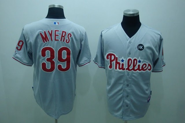Philadelphia Phillies #39 Brett Myers grey Jerseys,We sell and wholesale Philadelphia Phillies #39 Brett Myers grey Jerseys on line form chian!