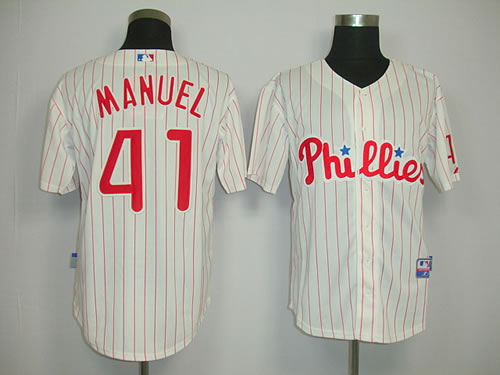 Philadelphia Phillies #41 Charlie Manuel White Jerseys,We sell and wholesale Philadelphia Phillies #41 Charlie Manuel White Jerseys on line form chian!