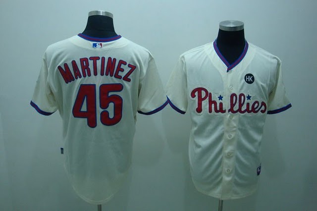 Philadelphia Phillies #45 Pedro Martinez cream Jerseys,We sell and wholesale Philadelphia Phillies #45 Pedro Martinez cream Jerseys on line form chian!