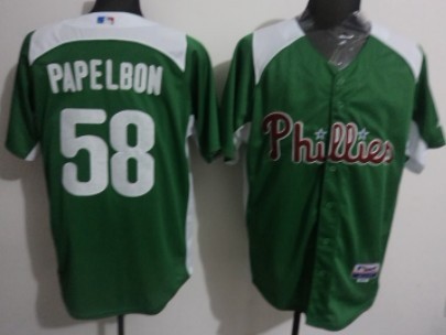 Philadelphia Phillies #58 Jonathan Papelbon 2012 Green Fashion Jerseys,We sell and wholesale Philadelphia Phillies #58 Jonathan Papelbon 2012 Green Fashion Jerseys on line form chian!