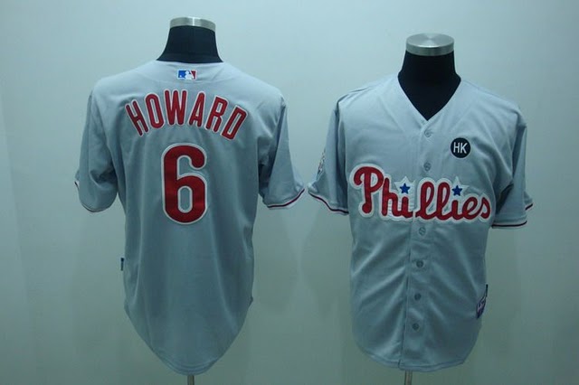 Philadelphia Phillies #6 Ryan Howard grey Jerseys,We sell and wholesale Philadelphia Phillies #6 Ryan Howard grey Jerseys on line form chian!