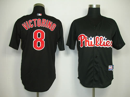 Philadelphia Phillies #8 Shane Victorino Authentic Black Jerseys,We sell and wholesale Philadelphia Phillies #8 Shane Victorino Authentic Black Jerseys on line form chian!