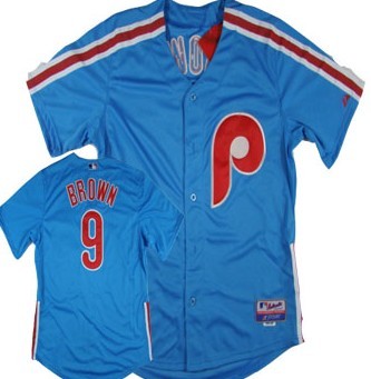 Philadelphia Phillies #9 Brown 2011 Civil Rights Light Blue Jerseys,We sell and wholesale Philadelphia Phillies #9 Brown 2011 Civil Rights Light Blue Jerseys on line form chian!