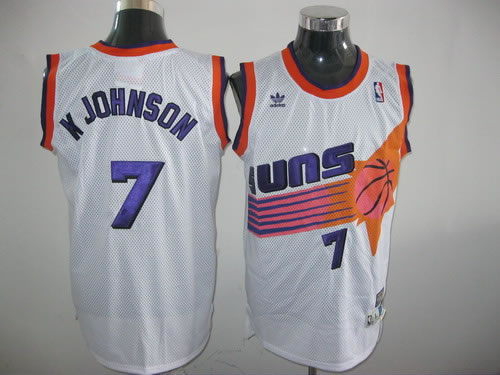 Phoenix Suns #7 K Johnson White Jerseys,We sell and wholesale Phoenix Suns #7 K Johnson White Jerseys on line form chian!