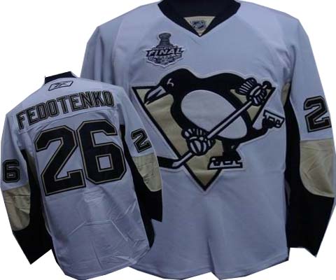 Pittsburgh Penguins #26 FEDOTENKO white Jerseys,We sell and wholesale Pittsburgh Penguins #26 FEDOTENKO white Jerseys on line form chian!