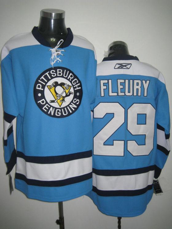 Pittsburgh Penguins #29 Marc-Andre Fleury blue Jerseys,We sell and wholesale Pittsburgh Penguins #29 Marc-Andre Fleury blue Jerseys on line form chian!