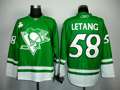 Pittsburgh Penguins #58 Letang Green Jerseys,We sell and wholesale Pittsburgh Penguins #58 Letang Green Jerseys on line form chian!