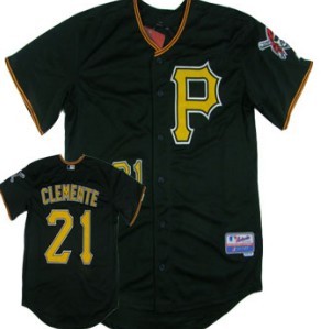 Pittsburgh Pirates #21 Clemente Black Cool Base Jerseys,We sell and wholesale Pittsburgh Pirates #21 Clemente Black Cool Base Jerseys on line form chian!