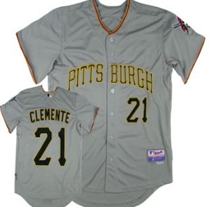 Pittsburgh Pirates #21 Clemente Gray Cool Base Jerseys,We sell and wholesale Pittsburgh Pirates #21 Clemente Gray Cool Base Jerseys on line form chian!