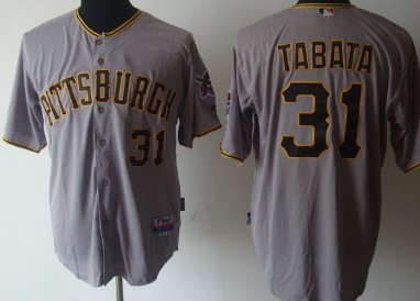 Pittsburgh Pirates #31 Tabata Gray Jerseys,We sell and wholesale Pittsburgh Pirates #31 Tabata Gray Jerseys on line form chian!