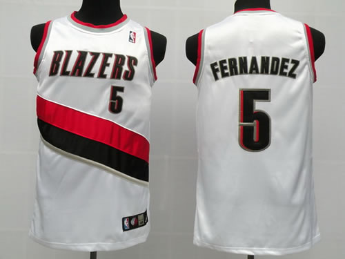 Portland TrailBlazers #5 Fernanedez White Jerseys,We sell and wholesale Portland TrailBlazers #5 Fernanedez White Jerseys on line form chian!