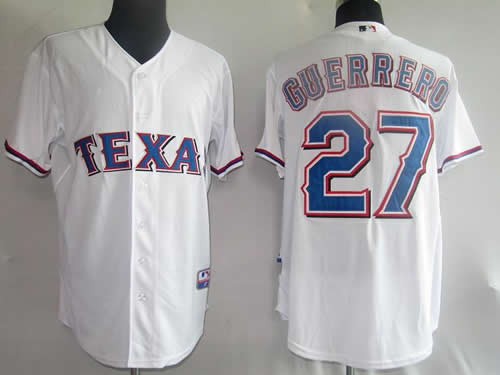 Rangers #27 Guerrero white Jerseys,We sell and wholesale Rangers #27 Guerrero white Jerseys on line form chian!