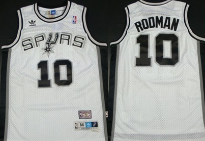 San Antonio Spurs #10 Dennis Rodman White Throwback Swingman Jerseys,We sell and wholesale San Antonio Spurs #10 Dennis Rodman White Throwback Swingman Jerseys on line form chian!