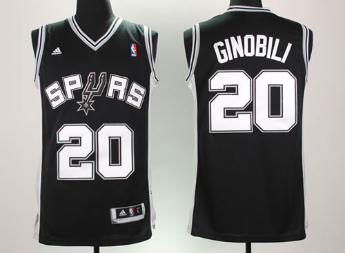 San Antonio Spurs #20 Ginobili black Jerseys,We sell and wholesale San Antonio Spurs #20 Ginobili black Jerseys on line form chian!