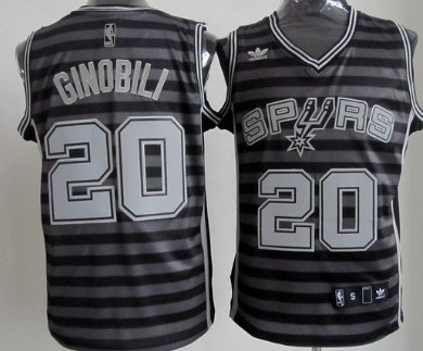 San Antonio Spurs #20 Manu Ginobili Gray With Black Pinstripe Jerseys,We sell and wholesale San Antonio Spurs #20 Manu Ginobili Gray With Black Pinstripe Jerseys on line form chian!