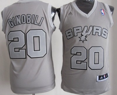 San Antonio Spurs #20 Manu Ginobili Revolution 30 Swingman Gray Big Color Jerseys,We sell and wholesale San Antonio Spurs #20 Manu Ginobili Revolution 30 Swingman Gray Big Color Jerseys on line form chian!