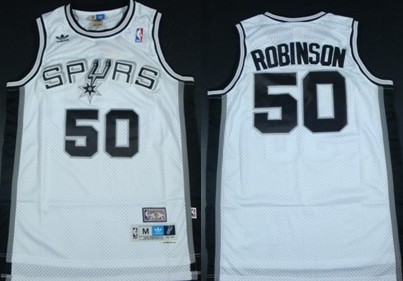 San Antonio Spurs #50 David Robinson White Throwback Swingman Jerseys,We sell and wholesale San Antonio Spurs #50 David Robinson White Throwback Swingman Jerseys on line form chian!