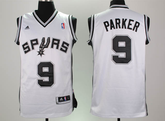 San Antonio Spurs #9 Parker white Jersey,We sell and wholesale San Antonio Spurs #9 Parker white Jersey on line form chian!