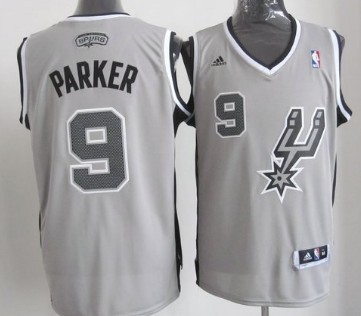 San Antonio Spurs #9 Tony Parker Revolution 30 Swingman 2013 Gray Jerseys,We sell and wholesale San Antonio Spurs #9 Tony Parker Revolution 30 Swingman 2013 Gray Jerseys on line form chian!