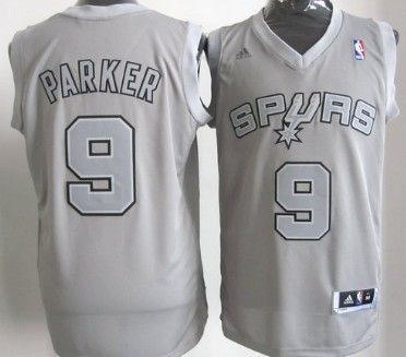 San Antonio Spurs #9 Tony Parker Revolution 30 Swingman Gray Big Color Jerseys,We sell and wholesale San Antonio Spurs #9 Tony Parker Revolution 30 Swingman Gray Big Color Jerseys on line form chian!