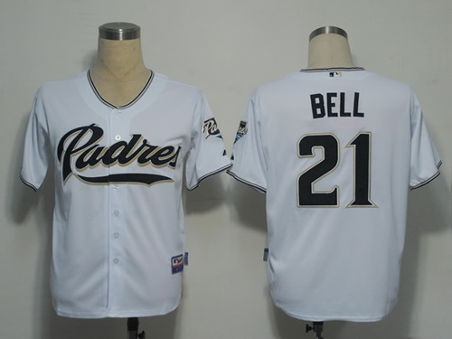 San Diego Padres #21 Bell White Cool Base Jerseys,We sell and wholesale San Diego Padres #21 Bell White Cool Base Jerseys on line form chian!