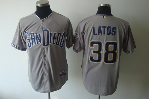 San Diego Padres #38 Latos Grey Jerseys,We sell and wholesale San Diego Padres #38 Latos Grey Jerseys on line form chian!