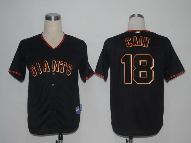San Francisco Giants #18 Cain Black Cool Base Jerseys,We sell and wholesale San Francisco Giants #18 Cain Black Cool Base Jerseys on line form chian!