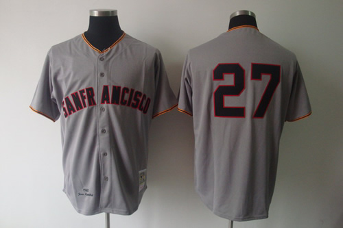 San Francisco Giants #27 MARICHAL grey Jerseys,We sell and wholesale San Francisco Giants #27 MARICHAL grey Jerseys on line form chian!