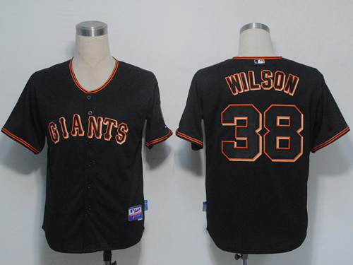 San Francisco Giants #38 Wilson Black Cool Base Jerseys,We sell and wholesale San Francisco Giants #38 Wilson Black Cool Base Jerseys on line form chian!
