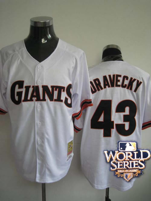 San Francisco Giants #43 Dravecky white world series Jerseys,We sell and wholesale San Francisco Giants #43 Dravecky white world series Jerseys on line form chian!