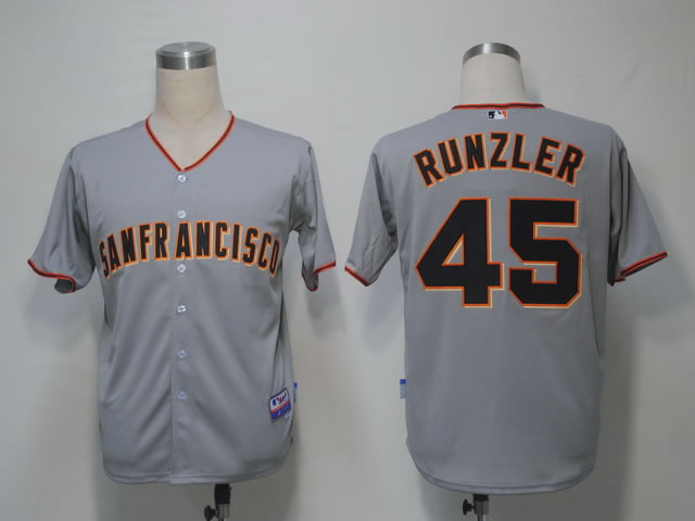 San Francisco Giants #45 Runzler Grey Cool Base Jerseys,We sell and wholesale San Francisco Giants #45 Runzler Grey Cool Base Jerseys on line form chian!