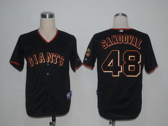 San Francisco Giants #48 Sandoval Black Cool Base Jerseys,We sell and wholesale San Francisco Giants #48 Sandoval Black Cool Base Jerseys on line form chian!