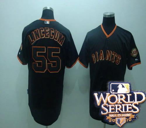 San Francisco Giants #55 tim lincenum black world series Jerseys,We sell and wholesale San Francisco Giants #55 tim lincenum black world series Jerseys on line form chian!