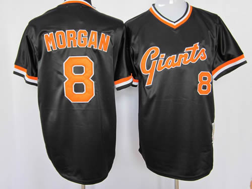 San Francisco Giants #8 Morgan black mitchell&ness Jerseys,We sell and wholesale San Francisco Giants #8 Morgan black mitchell&ness Jerseys on line form chian!