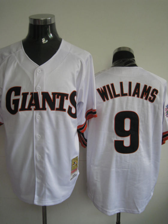 San Francisco Giants #Williams 9 white Jerseys,We sell and wholesale San Francisco Giants #Williams 9 white Jerseys on line form chian!