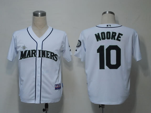Seattle Mariners #10 Moore White Cool Base Jerseys,We sell and wholesale Seattle Mariners #10 Moore White Cool Base Jerseys on line form chian!