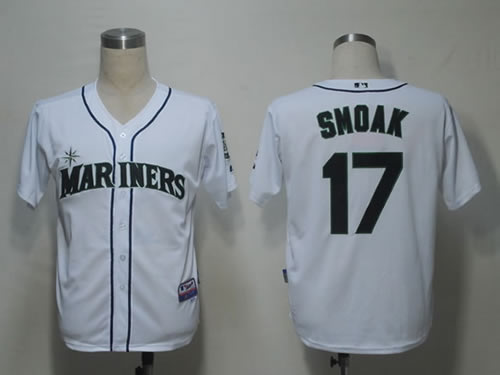 Seattle Mariners #17 Smoak White Cool Base Jerseys,We sell and wholesale Seattle Mariners #17 Smoak White Cool Base Jerseys on line form chian!