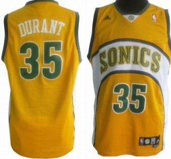 Seattle Supersonics #35 Kevin Durant Yellow Swingman Jerseys,We sell and wholesale Seattle Supersonics #35 Kevin Durant Yellow Swingman Jerseys on line form chian!
